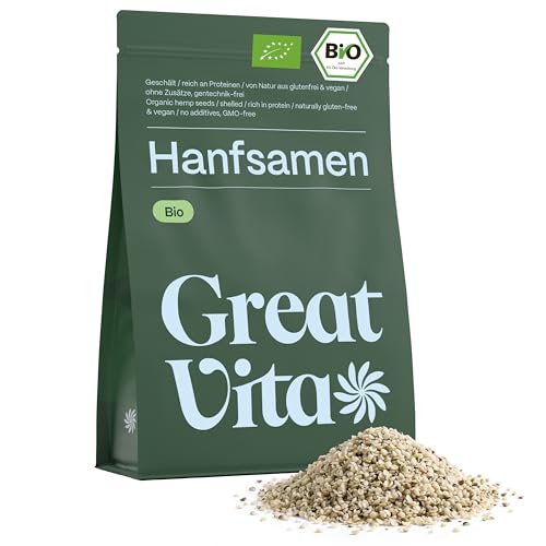 Meavita Bio - Semillas de cáñamo, peladas, 1 kg