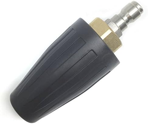 YOKING YK-3K30N,Pressure Washer Nozzle Turbo, 3000 PSI，2.6GPM with 1/4" QD Plug, Black (Ceramic Nozzle Size) (3.0)