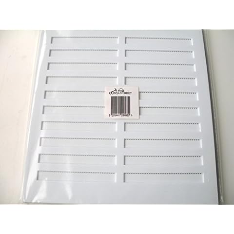 DOM'S DIY DIRECT WHITE ADJUSTABLE HIT AND MISS LARGE AIR VENT 11.25 " X 10.5 " VENTILATOR COVER Cover