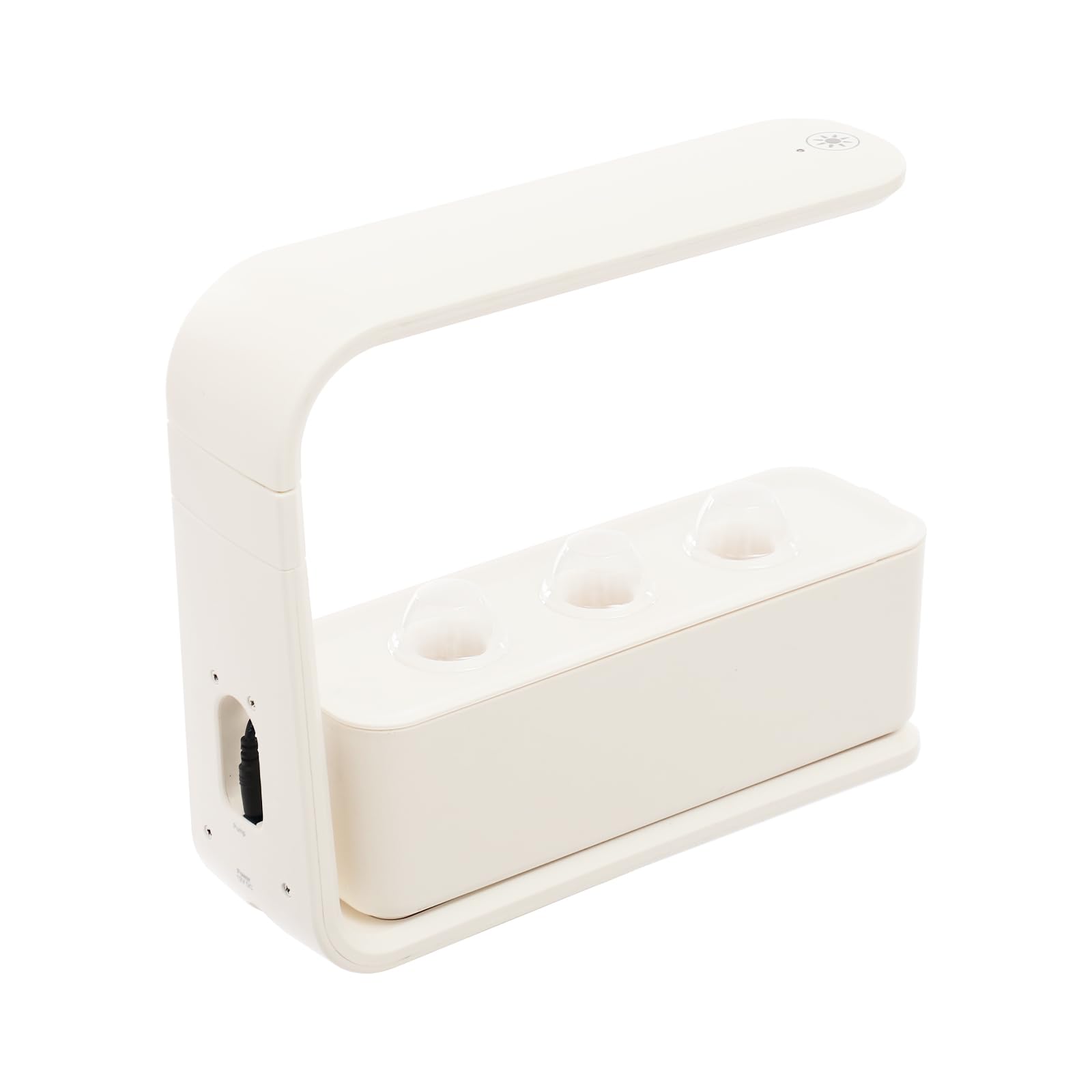 Sistemas de cultivo hidropónico, estación de cultivo de plantas de interior con luz LED, sistema de cultivo hidropónico con 3 pods, lámpara LED de 15 W, con depósito de agua de 1,6 L, altura