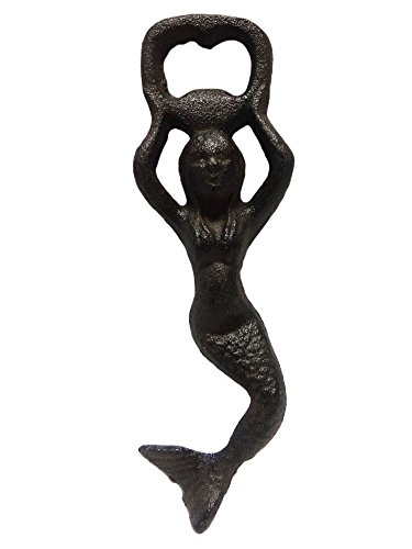 Bottle Opener - Mermaid Cast Iron Beer Bottle Opener - Functional & Decorative, A Great Gift!