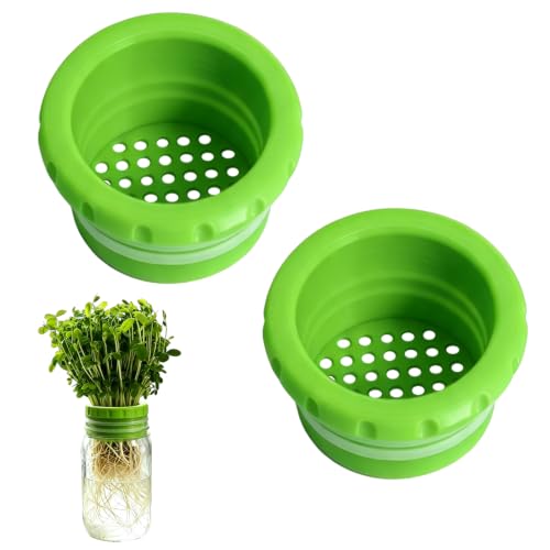 2 Pièces Kit Micro-pousses Hydroponiques Paniers Profonds pour