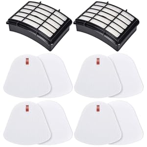 Replacement Filters for Shark Navigator Lift-Away Deluxe Vacuum NV350, NV351, NV356E, NV360, NV352, NV355, NV357, NV358, ZU503AMZ, 4 Pre-Felt + 2 Hepa Filter, Replace Parts #XHF350 & XFF350 Replacement Filters for Shark Navigator Lift Away Deluxe Vacuum NV350 NV351 NV356E NV360 NV352 NV355 NV357 NV358 ZU503AMZ 4 Pre Felt 2 Hepa Filter Replace Parts XHF350 XFF350