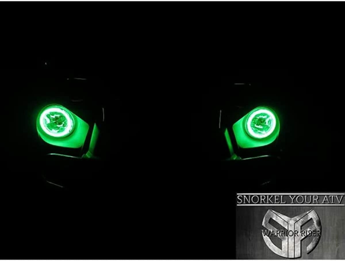 SNORKELYOURATV SYA Angel Eyes LED Halo Accent Light Kit | Compatible with Kawasaki Brute Force 300 | ATV Accessories | Blue