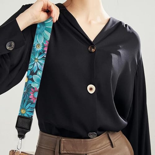 Image of Adjustable Purse Strap Replacement, Wide Shoulder Canvas Bag Strap, Crossbody Handbag Strap