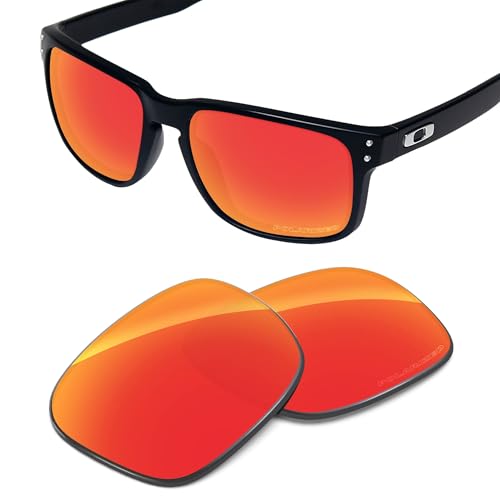 Image of Replacement Lenses Compatible with Oakley Holbrook OO9102, Polarized, UV Protection, Anti-Scratch