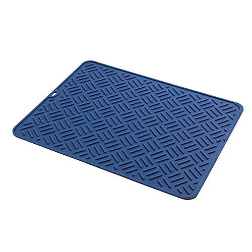 Afwasbare antislip placemats, afdruipmat van silicone, afdruipmat, grote afdruipmat, waterdichte siliconen pad, antislip… - Image 5
