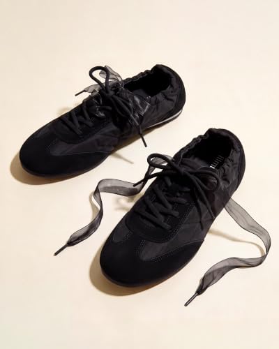 Image of iiimmu Ballet Flats Sneakers for Women Casual Walking Shoes