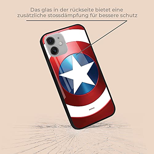 Ert Group Original And Officially Licensed Marvel Captain America Smartphone Case For Iphone 12, Iphone 12 Pro, Optimal Smartphone Shape, Shockproof #TOP6