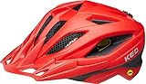 ked fahrradhelm street junior  KED Street MIPS Helm Kinder Fiery red matt Kopfumfang S  49-55cm 2021 Fahrradhelm