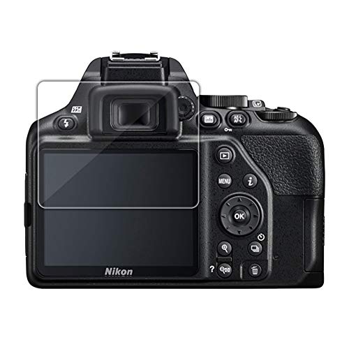 Kepuch 2 Paquetes Vidrio Templado Protector de Pantalla para Nikon D3500/D3400/D3300