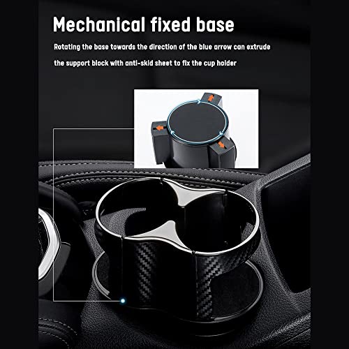 Portavasos para Carro 2 en 1 Organizador Ajustable miniatura 4