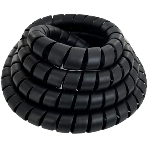 JIAXLTD Spiral Wrap Hose Cable Protector Safe Spiral Pre Cut Spiral Wrap 1.58