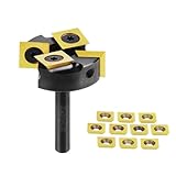 ZahyoX TiN Coated Surfacing Bit, 4 Wings, 1/4