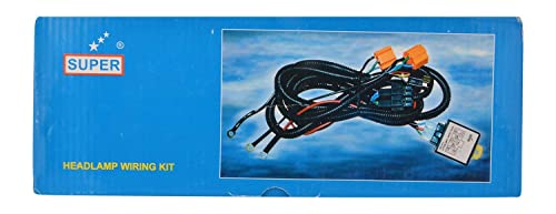 Image of Super 1402 H4 Head Lamp Wiring Kit (ISI Wire) with HL Relay (130W /100W or 100W /90W)