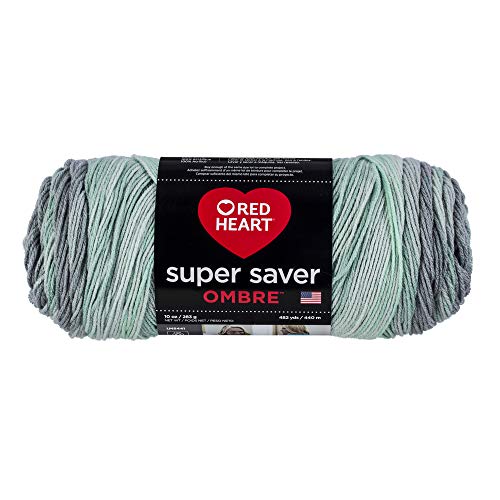 Image of Red Heart Super Saver Ombre Yarn, Fresh Mint