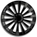 🚙 ZUVERLÄSSIGER SCHUTZ - Natürlich werten unsere Felgenkappen Ihre Stahlfelgen nicht nur optisch auf. Sie schützen zudem Ihre Räder und Reifenventile vor Bremsenstaub, Schmutz und Beschädigungen.