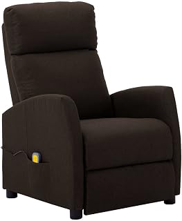 Vetnasa Massage Reclining Chair Dark Brown Fabric-9711