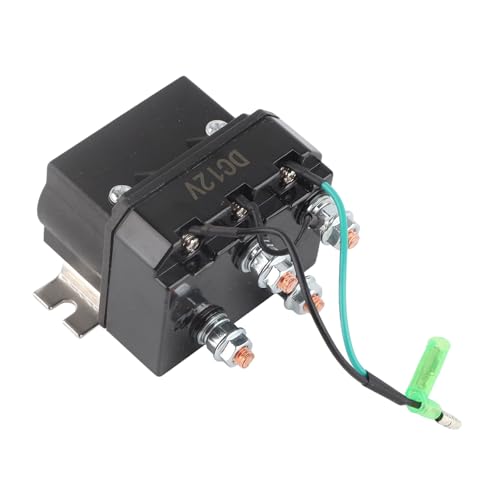 Image of Winch Solenoid Relay Contactor, 12V ATV UTV Winch Contactor Solenoid Relay for 1500-5000lb Winches B180913