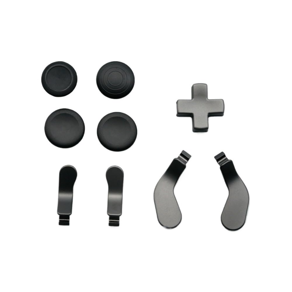 Pulsante di ricambio in metallo for Xbox One Elite 2 bianco versione for giovani pulsanti del controller custodia for joystick parte di riparazione(B)