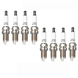 2-8PCS Iridium Spark Plug Replace for IFR6T11 ZFR6J-11 Compatible With Toyota Daihatsu Honda 14mm 19