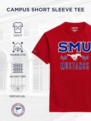 Image of JanSport NCAA Officially Licensed Campus Short Sleeve T Shirt for Men, Soft & Breathable Pre-Shrunk Cotton Crewneck T Shirt