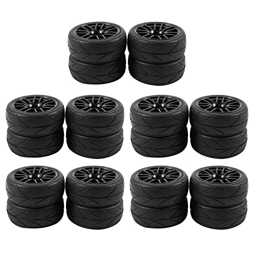 Pneus RC 1/10 et jantes voiture de course adhérence maximale caoutchouc 20Pcs