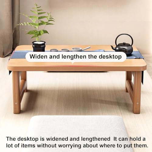 Mesa de centro rectangular estable marrón para eliminar la falta de espacio en casa 5