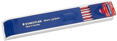STAEDTLER Farb-Zeichenmine Mars Lumochrom, Farbe Karmin, 2 mm, für Fallminenstifte, 204-29