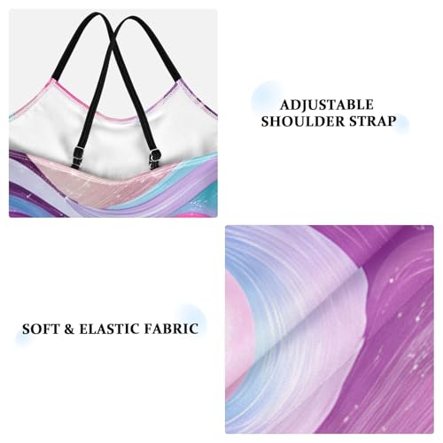 Waves Purple Girls One Piece Swimsuit Beach Swimwear 208619563