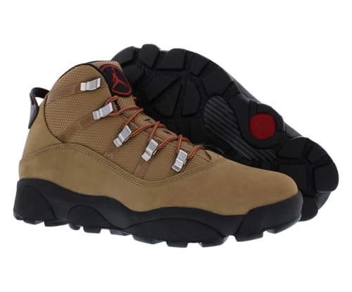 Image of NIKE Men's Jordan Winterized 6 Rings Rocky Tan /Black-Varsity Red (FV3826 202)