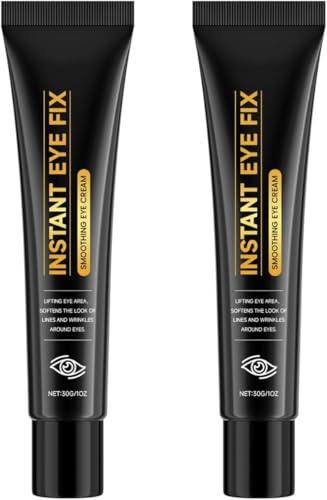 Crema reafirmante instantánea para ojos y rostro, reafirma y tensa temporalmente el contorno de ojos, reduce ojeras e hinchazón, suaviza arrugas y líneas de expresión