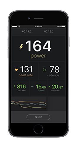 Kinetic inRide Watt Meter with Heart Rate Monitor System, Black