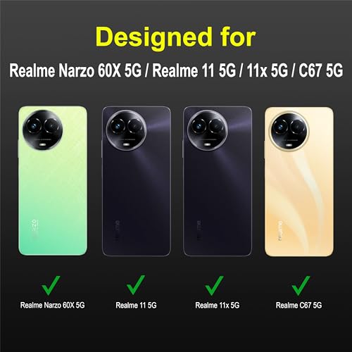 Image of Zapcase Back Case Cover for Realme Narzo 60X 5G | Compatible for Realme Narzo 60X 5G Back Cover | Liquid Silicon Magic Case with Camera Protection | Black