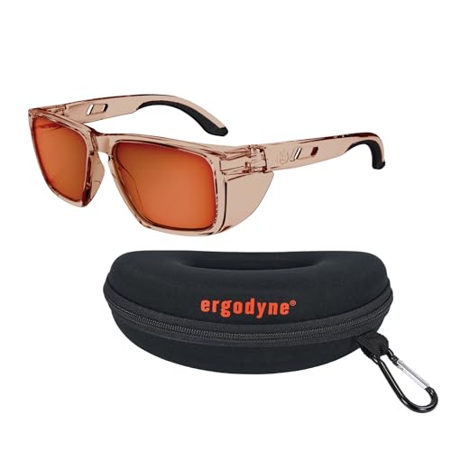 Image of Ergodyne Skullerz SIXTEN Safety Sunglasses with Side Shields, Anti Fog