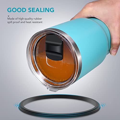 30 Oz Tumbler Lid, Replacement Lids Compatible For Yeti 30 Oz Tumbler, 14 Oz Mug And 35 Oz Straw Mug, 2 Pack Travel Spill Proof Cup Lids Covers With Magnetic Slider Switch, Bpa Free #TOP3