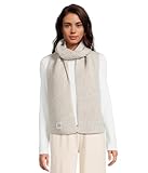 UGG Unisex Chunky Rib Scarf Light Grey One Size