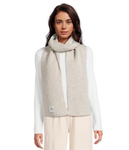 UGG Unisex Chunky Rib Scarf Light Grey One Size