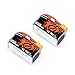 Produktbild BETAFPV 2pcs 850mAh 4S Lipo Battery 75C 14.8V with XT60 14AWG Silicone Wire for 4S 3-5inch Toothpick Drone Like TWIG ET5 Quad