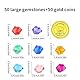 100 Stück Piratenschatz,50 Stück Edelsteine für Kinder,Piraten Deko Kindergeburtstag,50 Stück Goldmünzen,Schatzkiste Schatztruhe Mini Gold,Mitgebsel Goldtaler Pirat,Schatz Schatzsuche Kleine Party