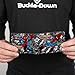 Buckle-Down mens Buckle-down Pu Bifold - the Amazing Spider-man Stacked Comic Books/Action Poses Grays Bi Fold Wallet, Multicolor, One Size US