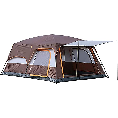 JQDZX Tenda a Cupola per 3-8 Persone, Impermeabile e Antivento, 4 Stagioni, Campeggio,...