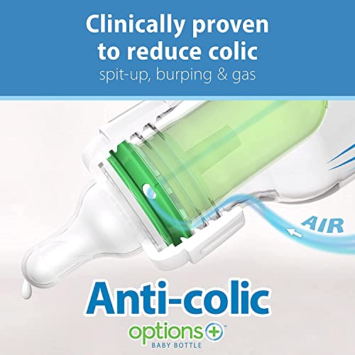 Dr. Brown’s Clean Steam Baby Bottle and Pacifier Sterilizer and Dryer, Insta-Feed Bottle Warmer and Anti-Colic Options+ Baby Bottles 8 oz, 0m+ Level 1 Nipple, 4 Pack - image 3