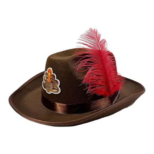 Sombrero Para Adultos | Tocado para Disfraz de Thanksgiving,Sombrero De Disfraz Festivo,Para Niños Adultos Cosplay Fiestas Disfraces Eventos Temáticos Festivales Música Mascaradas