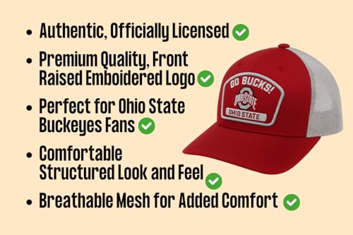 Gorra Trucker deportiva Ohio State oficial miniatura 5