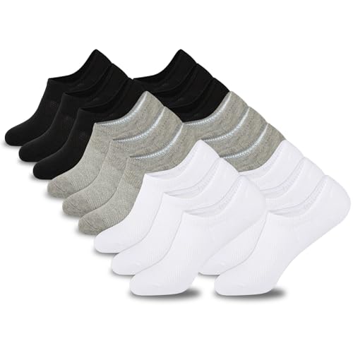 Heatuff No-Show Socks for Women (6–9 Pair Pack)
