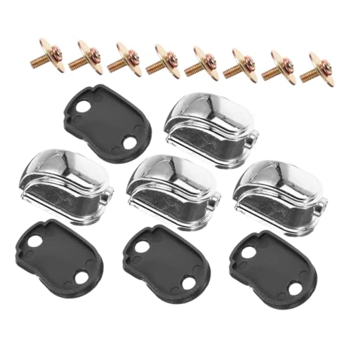 Holibanna 4Pcs Metal Drum Lugs Durable Replacement Parts for Snare and Bass Drums Compatible with Various Drum Easy Installation for Beginners and Professionals