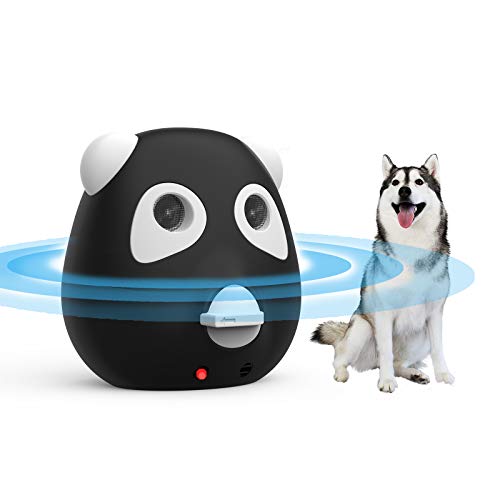 TEBANTY 犬 無駄吠え防止グッズ 吠え防止 しつけ 無駄吠え禁止 USB充電式 超音波式 ３段階の感度調節 全種類犬使用 夜泣き対策 安全無害 安眠妨害防止 ブラック