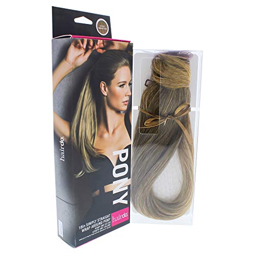 Hairdo 18 inch Simply Straight Pony Tru2Life Heat-Friendly Synthetic Ponytail Buttered Toast