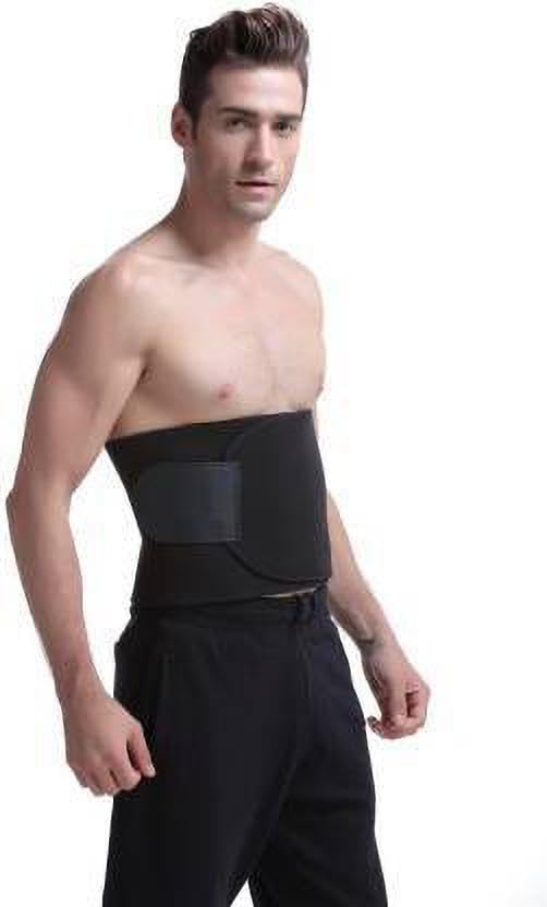 Tummy Workout Belt/Shape wear/Exercise Hot Slimming Belt Women, Men, Unisex Shapewear Unisex Black Color Sweat Belt s 7k-image-42